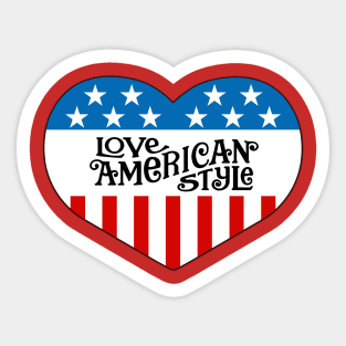 Love American Style Logo Sticker